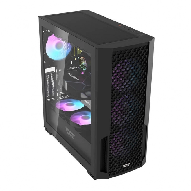 Carcasă calculator Darkflash + 4 ventilatoare ARGB