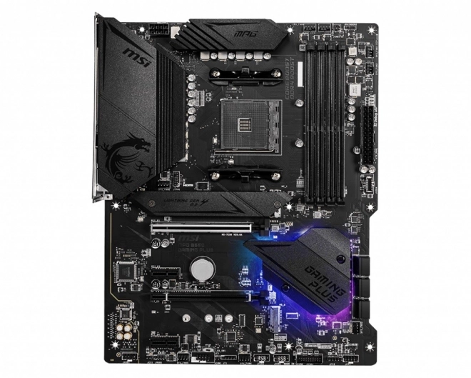 Placă de bază de gaming cu iluminare RGB