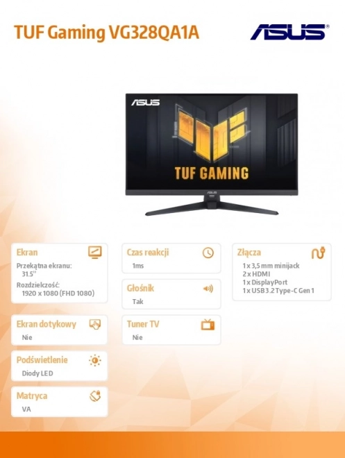 Monitor gaming TUF de 32 inch