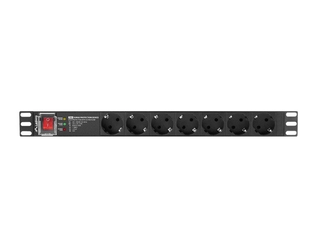 Listă de distribuție rack PDU profesională 19 inch 1U 16A 7x Schuko