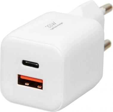 Încărcător rapid iBox C-42 GaN 33W cu USB-C și USB-A
