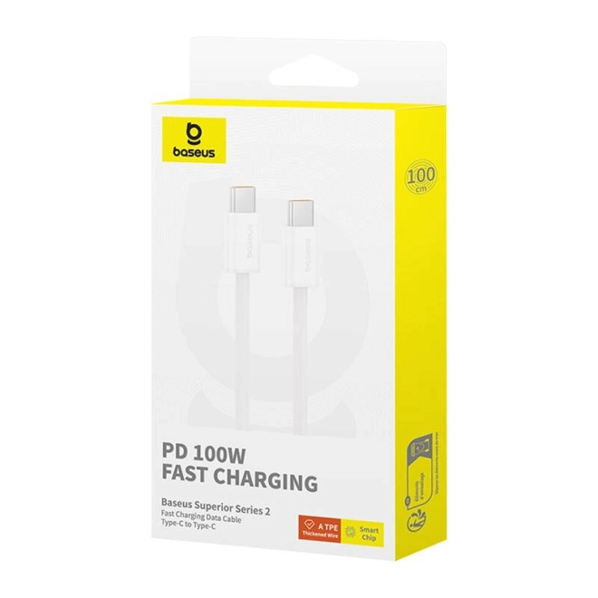Cablu de încărcare rapidă USB-C la USB-C 1m Baseus Superior