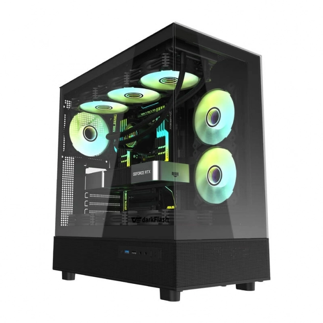 Carcasa PC Darkflash Neagră
