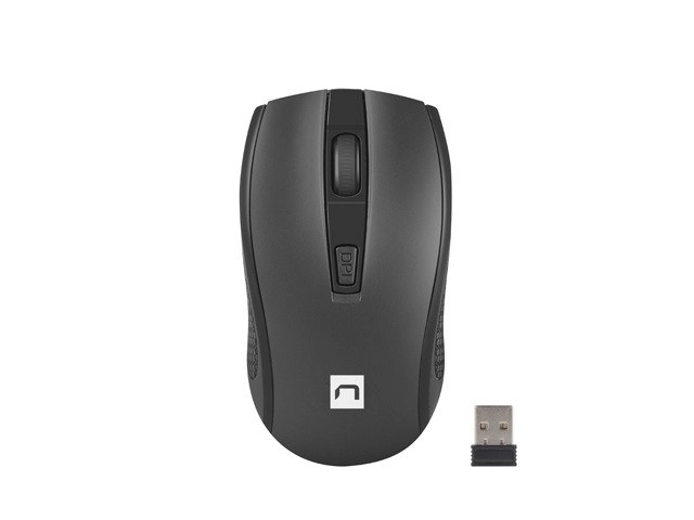 Set 2 în 1 Natec Squid tastatură și mouse wireless optică neagră