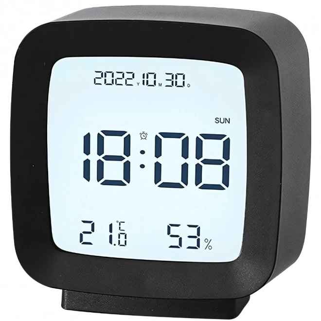 Ceas deșteptător digital cu ecran LCD și măsurare a temperaturii și umidității