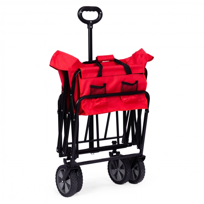 Cărucior pliabil de transport MultiGarden roșu 47x105 cm