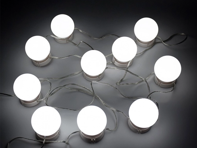 Lampă LED pentru oglindă machiaj set 10 bucăți