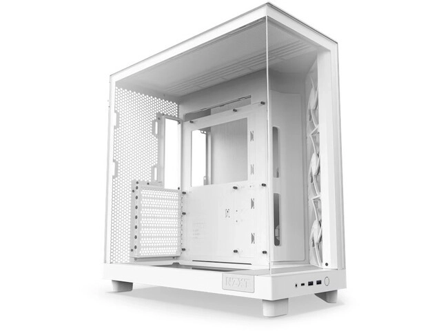 Carcasă NZXT H6 Flow cu fereastră albă