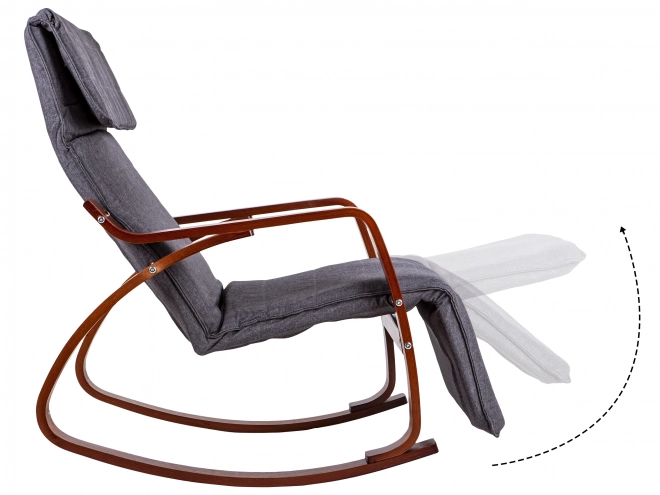 Scaun balansoar cu suport pentru picioare ModernHome