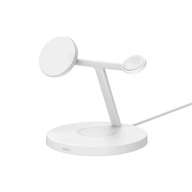 Încărcător Boost Charge Pro 3 în 1 Qi2 15W alb