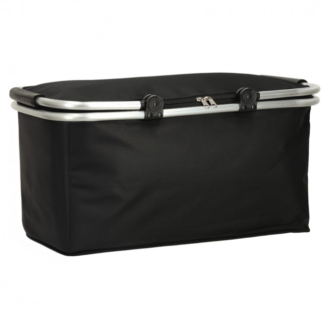 Coș termo pliabil pentru picnic negru