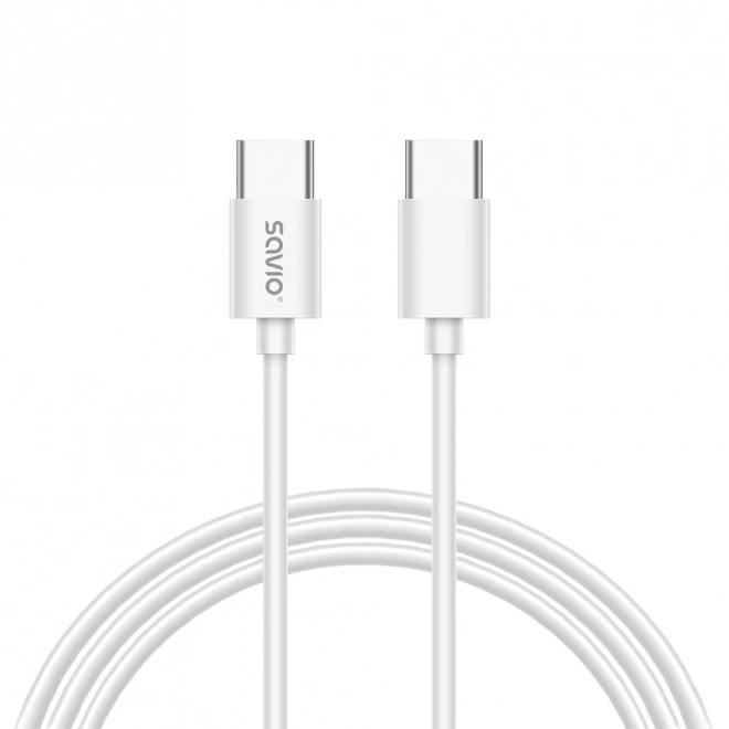 Încărcător Savio 30W Quick Charge Power Delivery Alb cu Cablu