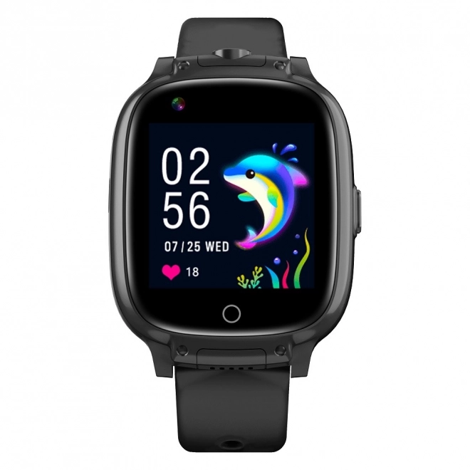 Ceas inteligent pentru copii Garett Twin 4G negru