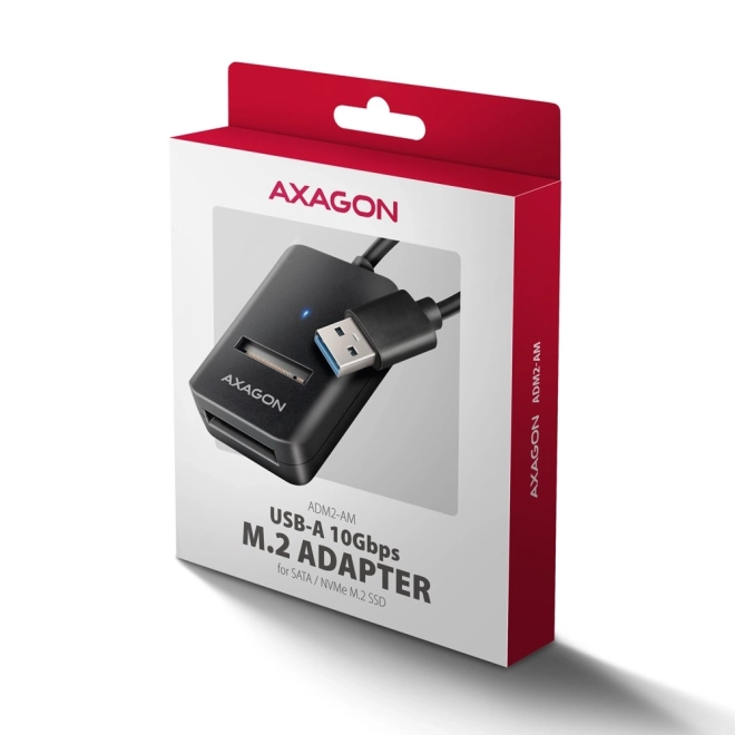 Adaptor usb 3.2 gen 2 m.2 nvme/sata ssd 10 gbps 10 cm cablu usb-a
