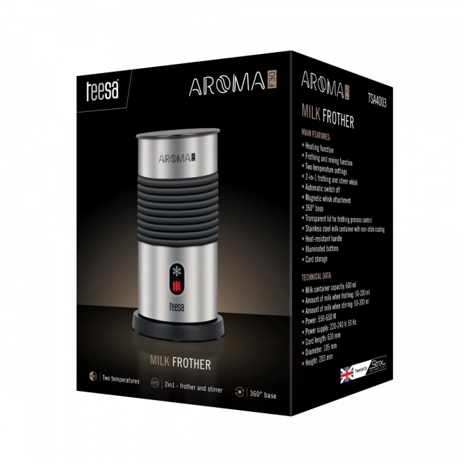 Spumantor electric de lapte Teesa AROMA F30