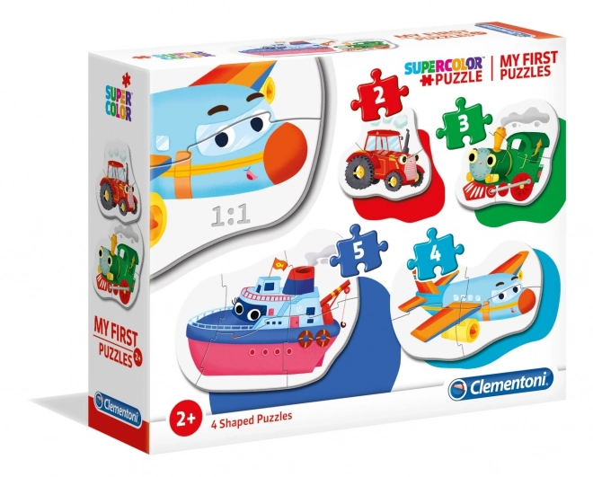 Primele mele puzzle-uri cu vehicule de la Clementoni