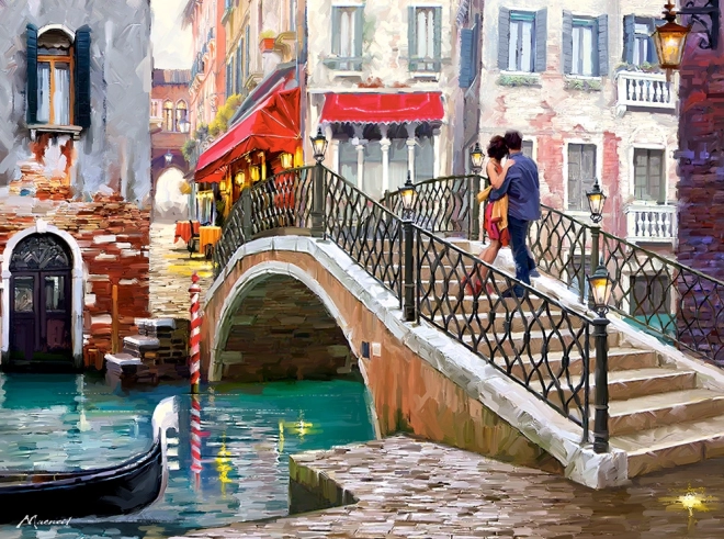 CASTORLAND Puzzle 2000 piese Podul venețian - Podul venețian 92x68cm
