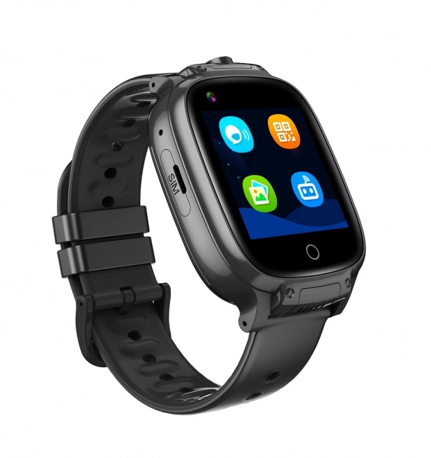 Ceas inteligent pentru copii Garett Twin 4G negru