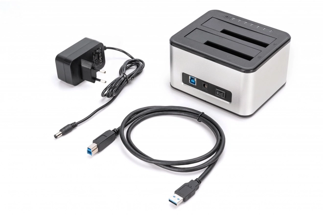 Stație de andocare USB 3.0 pentru clonare SSD/HDD
