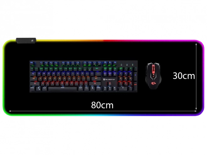 Mouse pad pentru gaming LED RGB XXL