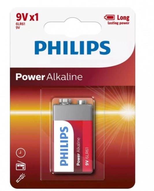 Baterie Philips Power Alkaline 9V