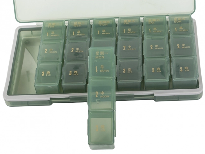 Cutie organizator pentru medicamente săptămânal