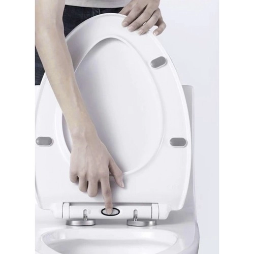 Capac de toaletă cu închidere lentă Ruhhy