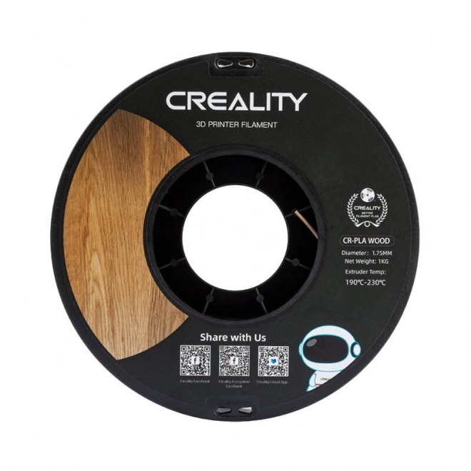 Filament lemnos PLA Cr - pin alb