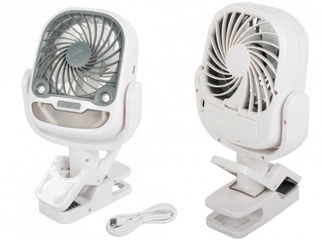 Ventilator USB de masă cu iluminare RGB și umidificator 2 în 1