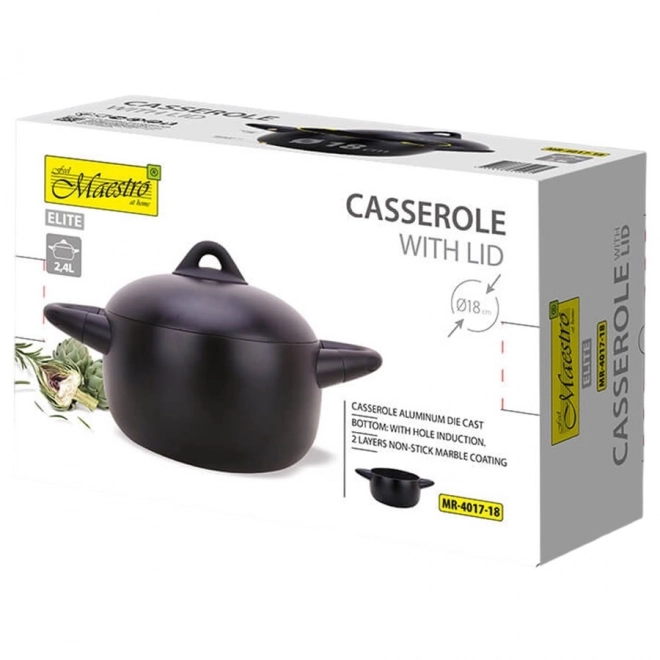 Garlică cu capac Marble 18cm, 2,2l