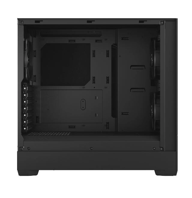 Carcasă Fractal Pop Silent Black Solid
