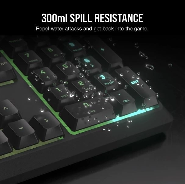 Tastatură mecanică Corsair K55 Core RGB neagră