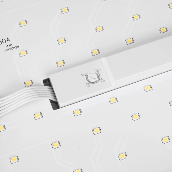 Lampa LED cu număr pentru casă și senzor crepuscular