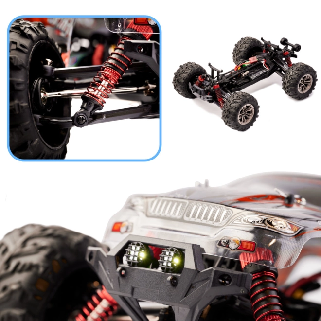 Roți mari off-road și suspensie eficientă