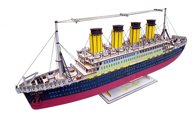 Woodcraft Puzzle 3D din lemn Titanic