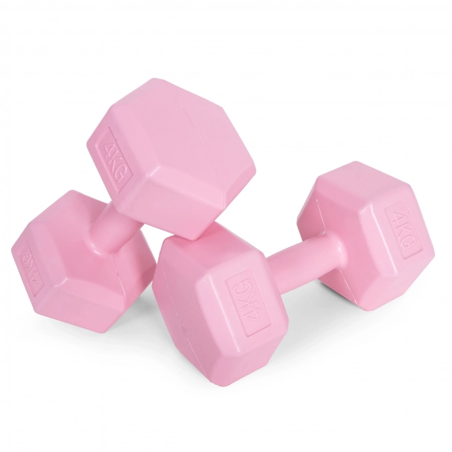 Set roz de gantere de la ModernHome 2x4 kg