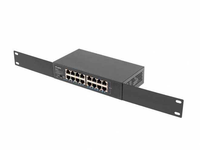 Switch ethernet gigabit Lanberg cu 16 porturi pentru rack