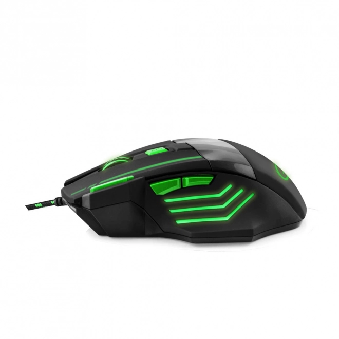 Mouse de jocuri cu fir Esperanza verde