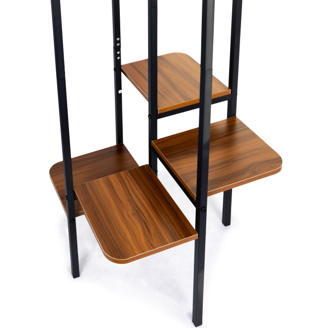 Rafturi din lemn cu design în stil loft