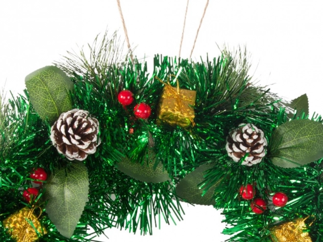 Coroniță festivă de Crăciun pentru ușă