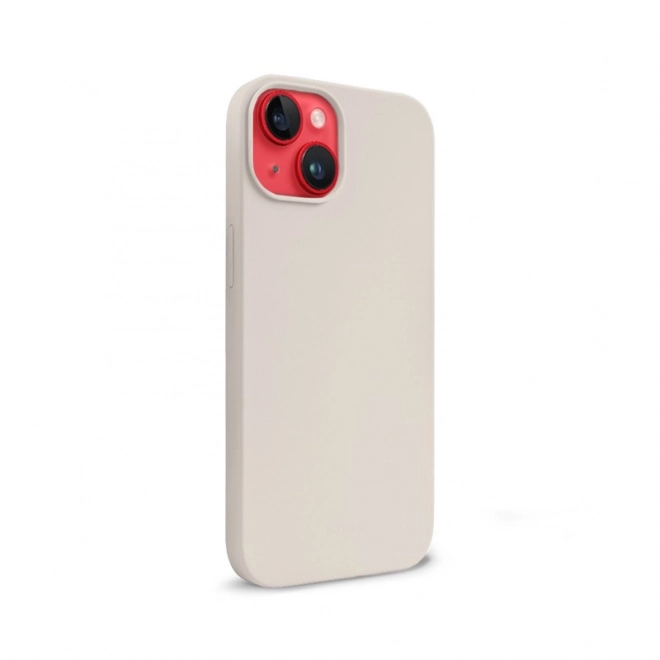 Husă Magnetică Color Cover pentru iPhone 14 și iPhone 13 Bej