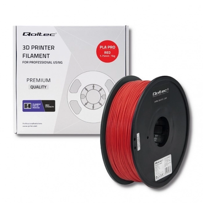 Filament profesional pentru imprimantă 3D PLA PRO 1.75mm roșu
