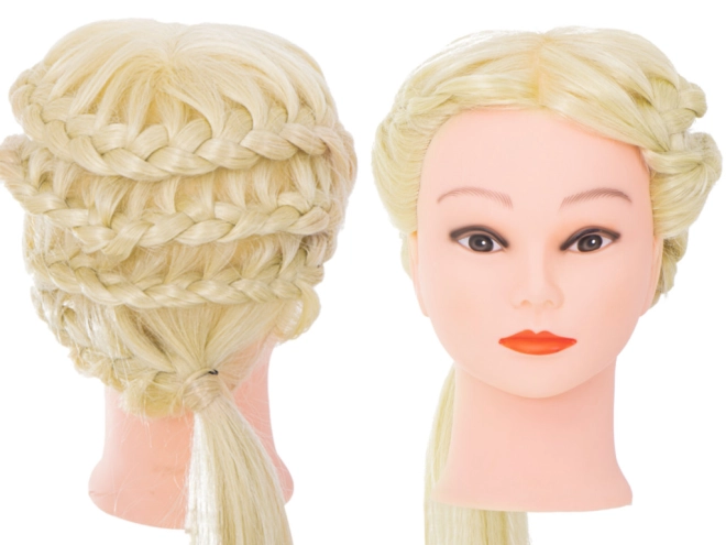 Păr blond realist pentru antrenament perfect