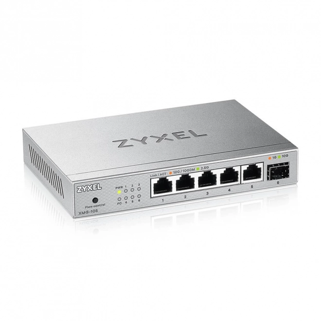 Comutator Zyxel XMG-105 2,5G pentru îmbunătățirea rețelei