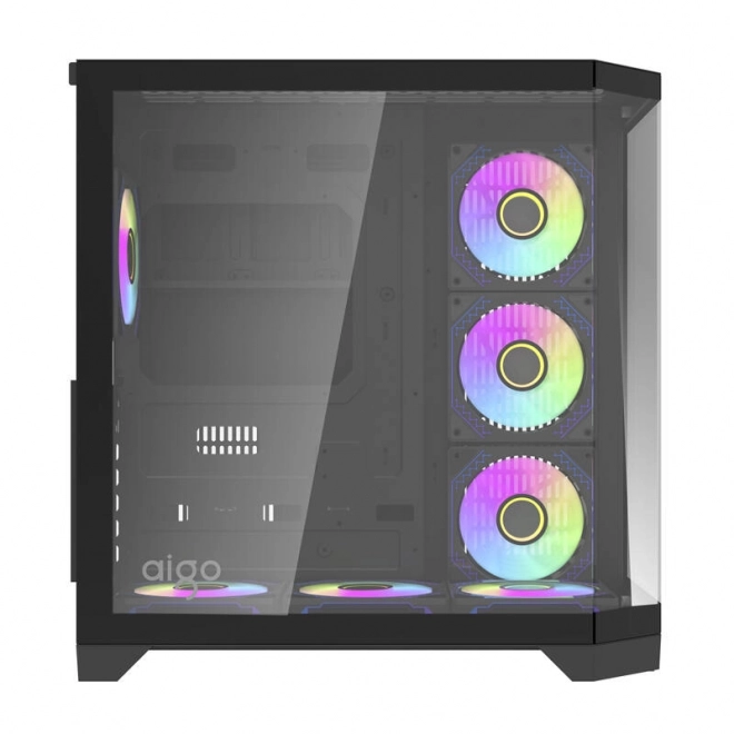 Carcasă PC Darkflash FT418 cu 7 ventilatoare ARGB