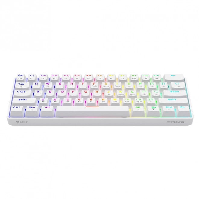 Tastatură mecanică Whiteout X2 cu switch-uri Brown