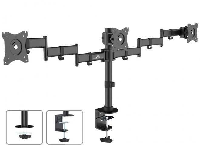 Suport birou pentru 3 monitoare LCD Maclean