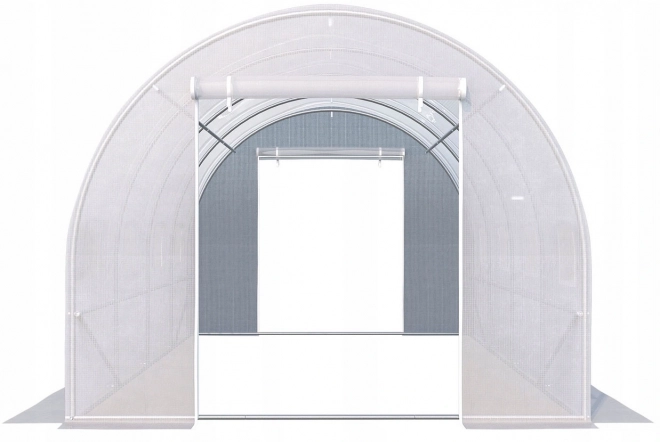 Sera de grădină tunel 3x2x2 m, utilizare permanentă, construcție metalică, folie albă