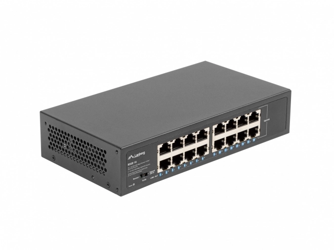 Switch ethernet gigabit Lanberg cu 16 porturi pentru rack