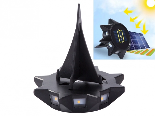 Lampa solară de grădină cu senzor de amurg